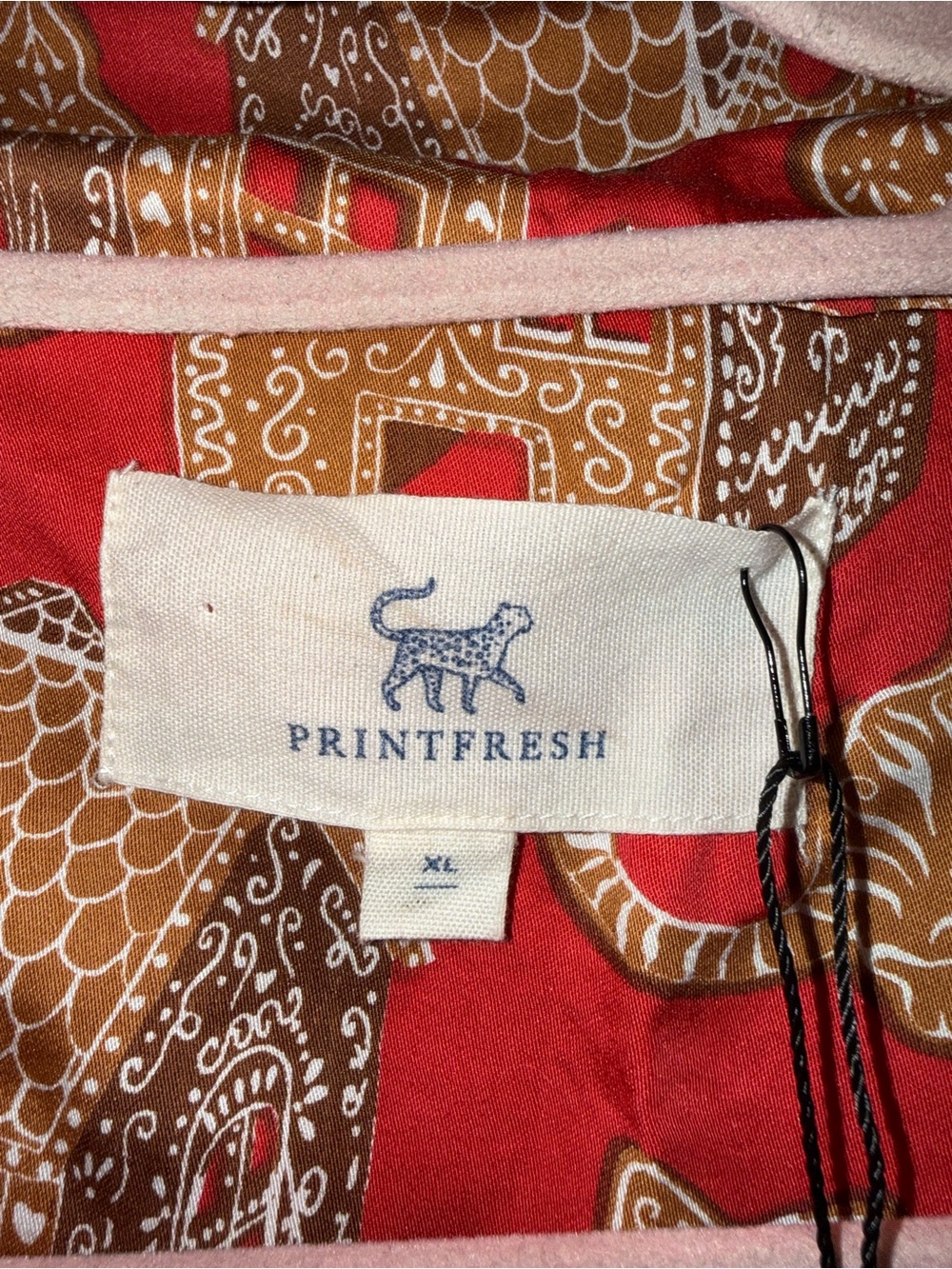 NWT Printfresh Eco Satin Wildest Dreams Pajama Set Gingerbread Party XL - Picture 2 of 5